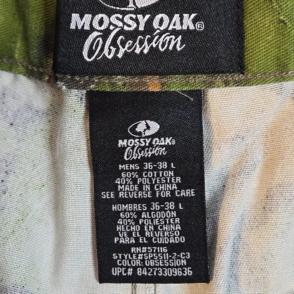 Mossy Oak Camouflauge Cargo Pants MENS SIZE 36 X 33 - Picture 4 of 10